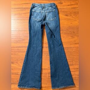 Good American Dark Blue Flare Jeans Sz S